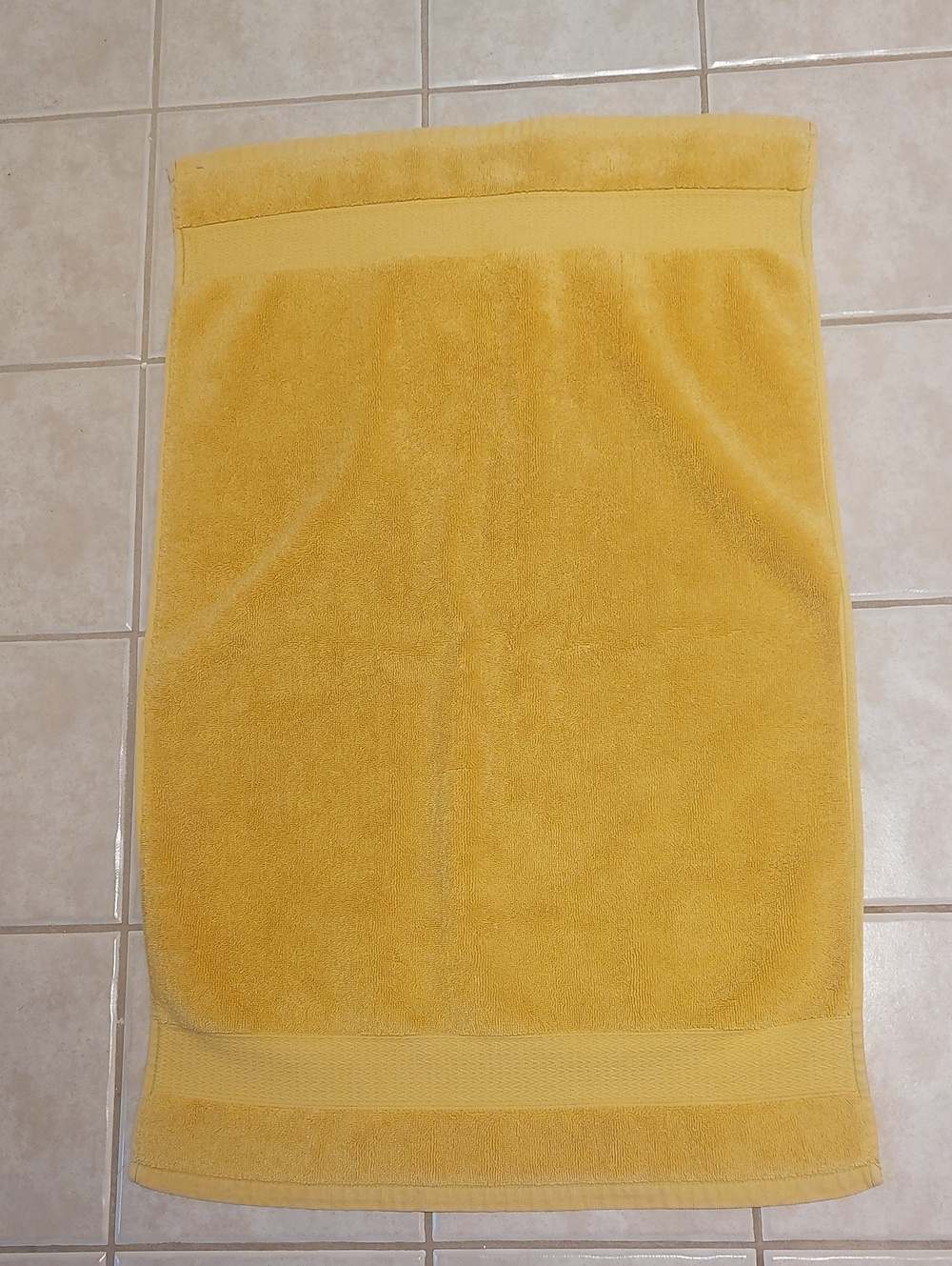 Simons Yellow 100% COTTON Bath Mat